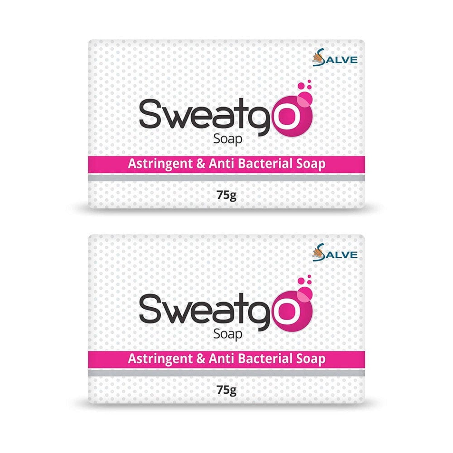 Shoprythm Sweatgo Pack of 2 Copy of Salve Sweatgo Antibacterial Astringent, Antiperspirant Soap for Control of Hyperhidrosis & Excessive Shoprythm Sweatgo Pack of 2 Copy of Salve Sweatgo Antibacterial Astringent, Antiperspirant Soap for Control of Hyperhidrosis & Excessive